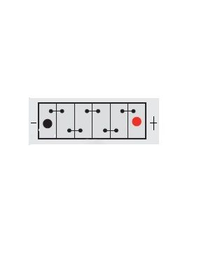 [YUASYBX3642] Batterij 12V - 110AH - Super heavy Duty - 329x173x240