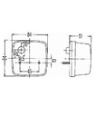 [HELL2BA003014-111] Knipperlamp - ba15s - 21w - 84 x 84 x 51