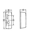 [HELL2BA001277-021] Knipperlamp rechts -  ba15s - 21w - 146 x 66 x 48