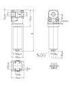 [DKWK 80 020 111 H] Drukfilter 1" BSP - 10 microns - max 120 L/min - max 420 bar met by-pass 6 bar