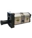 [DKWK 81 013 203 B]  Pomp 4 gaten 71,4 x 96 - spline as 13T - 11,0 + 11,0  cc - Links draaien - Bosch
