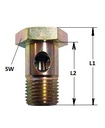 [COHN8091.0600] Banjo bout enkel M 12 x 1,5 -  voor banjo oog 8081.0600