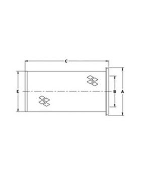[DONAP114500] Luchtfilter binnen ( Buiten filter E567L,P119135)