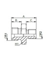 [FONT31.19.14.12] M 14x1,5 X M 12 x1,5