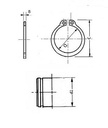 [SALTA15DIN471] Buiten circlips  - AS 15 mm