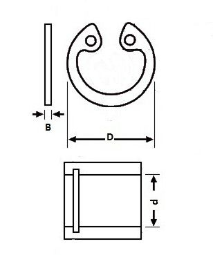 [SALTJ11DIN472]  Binnen circlips - boring 11 mm