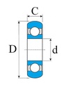 [FYHH1726207-2RS1] Lager - 35 x 72 X 17