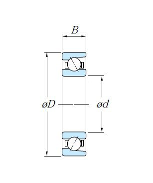 [NSKK7202B/EA/T85/SUN] Lager - 15 x 35 X 11