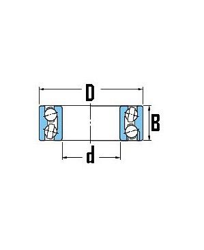 [NSKK3202B/2RS1/TNG] Lager - 15 x 35 x 15,9