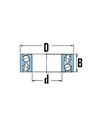 [NSKK3307B/2RS1/TNG] Lager - 35 x 80 x 34,9