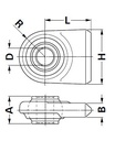 [WKSS306832] Aanlaskogel Ø 28,4 mm - Bredte 90 mm