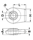 [WKSS307196] Aanlaskogel Ø 26,2 mm - Breedte 70 mm
