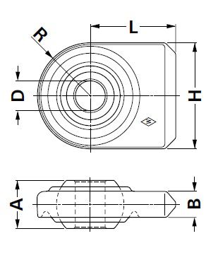 [WKSS307342] Aanlaskogel Ø 28,4 mm - Bredte 100 mm