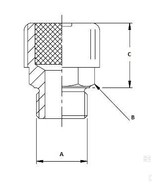 [DKWK 80 025 010] Ontluchter 3/8" BSP