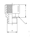 [DKWK 80 025 010] Ontluchter 3/8" BSP