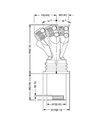 [DANF162F1101] Joystick 2 x proportioneel + 1 x On - Off - voor rechterhand