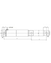 [DKWK 95 005 055 H] Cilinder EW stang 50 mm - Slag 0550 mm - lengte 0711 mm (tot einde voorraad)
