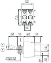 [DKWK 80 305 626 H] Dubbele tuimelschakelaar 2 standen  - vast - off