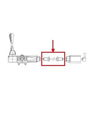 [DKWK 80 102 904 N] Kabel J.S.   (2500mm)