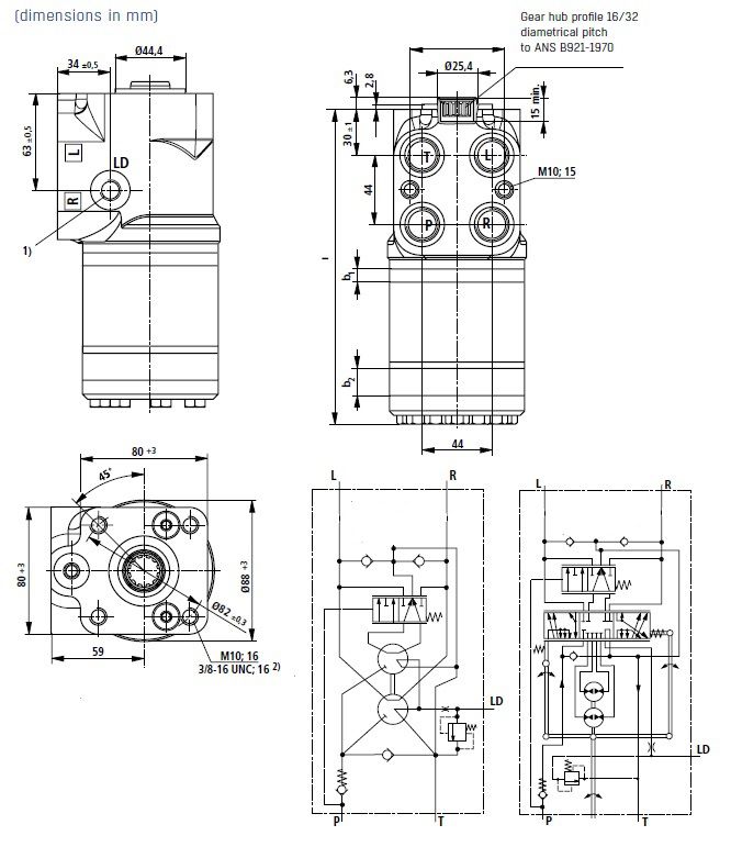 [DKWK 85 009 001] Orbitrol LAGZ 220/60 - RV 160  bar - SV     bar