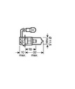 [OSRA64156] Gloeilamp   24V   70W      PK22s    (H3)