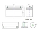 [ZENIZPC120030] Batterij  12V 30A - 250x97x142