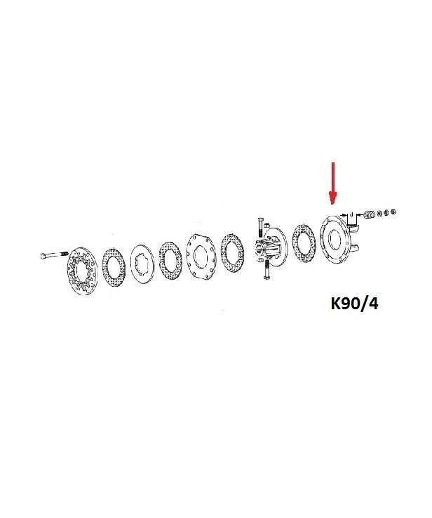 [WALT26.73.01] Flensgaffel K90/4 - W2600
