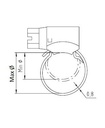 [ABAA9G.11.17] Slangklem 9 mm - voor Ø Min 10 mm - Max 17 mm
