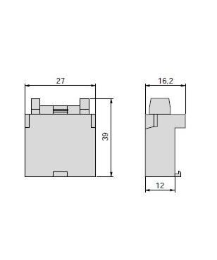 [DKWK 40 004 916] Zekeringhouder voor bladzekering + tangetje