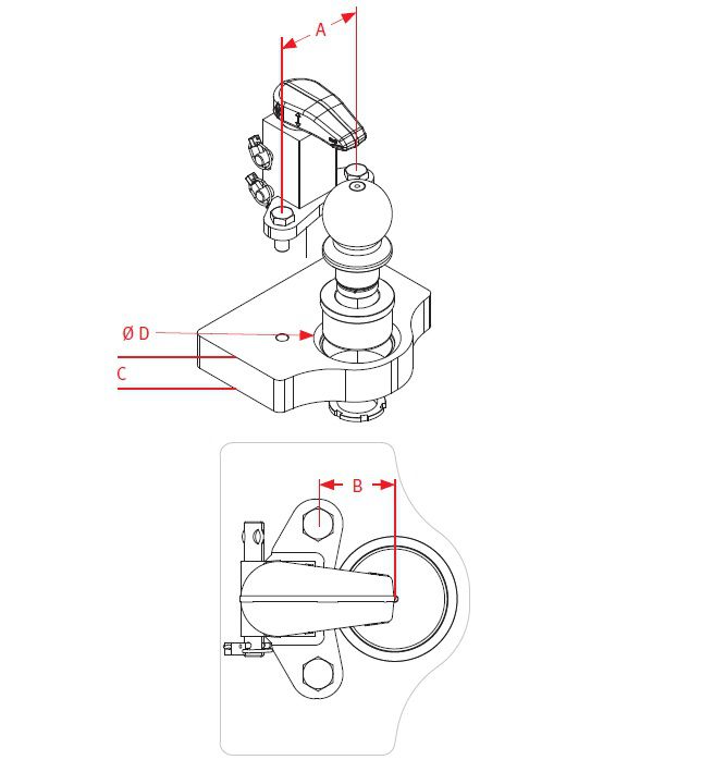 [CRAM8002165] Kit K80 met kogel en sluiting
