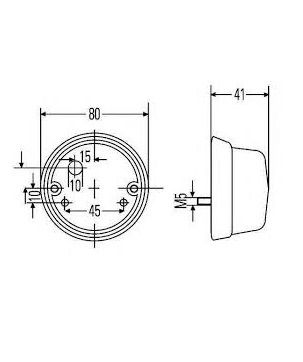 [HELL2PF001259-631] Standlicht - sv8,5 - 5w - Ø 50