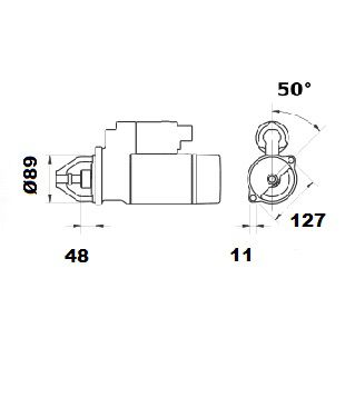 [DKWK 01 450 000] Starter SEG 4,0 Kw - 12V - 11T