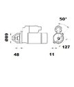 [DKWK 01 450 000] Starter SEG 4,0 Kw - 12V - 11T