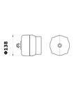[ISKRIA0484] Alternator Mahle MG607  14V - 80 A