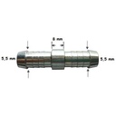 [COHN8028.0404] Recht nippel (BRANDSTOFSLANG) - 5,5 MM