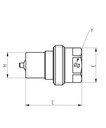 [FASTVV12GASM] Snelkoppeling mannelijk - DN 13 - 1/2" BSP - Ø insteek 20,5 mm