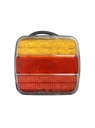 feux arrière 12/24V LED - clignoteur - stop - position -107 x 107 x 26