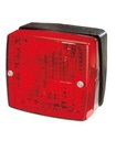 Feu arrière anti brouillard - 21 w BA15S - 102 x 95 x 85 - rouge