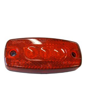 Markeerverlichting 12/24V LED - 84 x 50 x 19 - rood