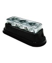 Markeer Led flitser 12/24V - 3 leds - 11 flitspatronen - 99 x 41 x 29 - kristal