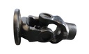Gaffel Dia30 x flens Dia100 6 gaten 