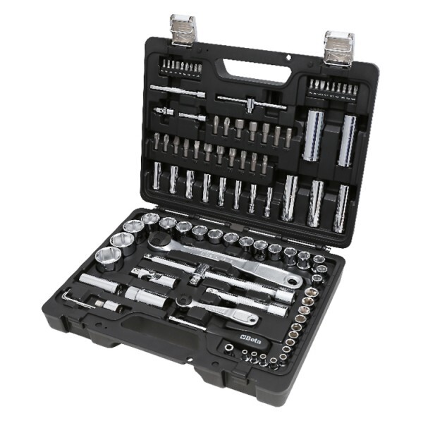 1/4" en 1/2" doppenset (98 stuks) in koffer