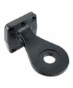 Oeillet de timon ZO57-B - flasque 140 x 160 mm - 6 trous Ø 17 mm - oeil  Ø 57 mm L = 331 mm