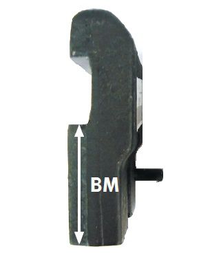 Klauw links BM = 67 mm