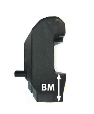 Etrier droite BM = 35 mm