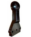 Trehoog ZZK80-150 - plat - 2 gaten Ø 21 mm op 150 mm