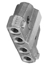 Bloc d'angle M18 avec clapet de pression 90 bar et clapets anti-choc 150 bar