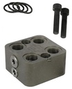 Bloc OVP 201/2" BSP avec clapet de pression 140 bar et clapets anti-choc 200 bar