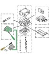 Commande manuelle  PVM   22.5° avec rapel par ressort