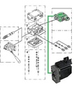 Bediening proportioneel medium,zweefstand, Hirshcman connector - PVEM - 12 V